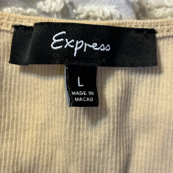 Gold and Silver Sequined Shimmery Tanks by Express and Instant Romance - Picture 10 of 12